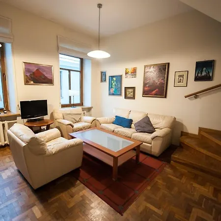 4 Rooms, 2 Bdr Old Town And Terrace Vilna